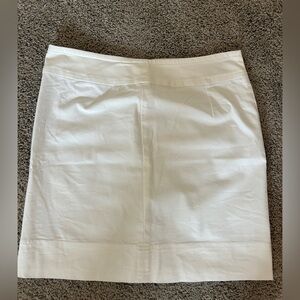 Talbots Classic White Skirt, 10P